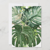 Safari Animals Baby Dusche Einladung Junge (Rückseite)