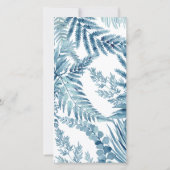 Safari Animals Baby Dusche I Birthday Dankeskarte (Rückseite)