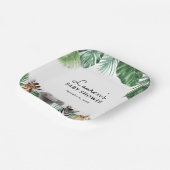 Safari Animals Baby Dusche Pappteller (Gewinkelt)