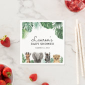 Safari Animals Baby Dusche Serviette (Beispiel)