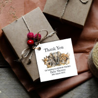 Safari Animals Baby Dusche Vielen Dank