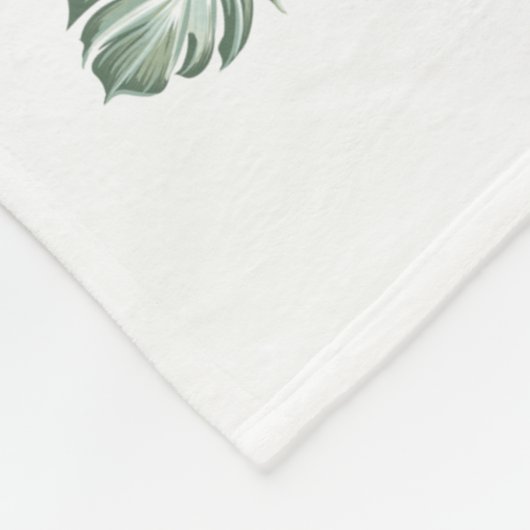 Safari Animals Baby Fleece Blanket (Ecke)