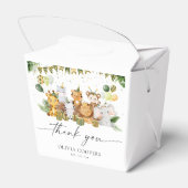 Safari Animals Baby Showbox Geschenkschachtel (Rückseite)