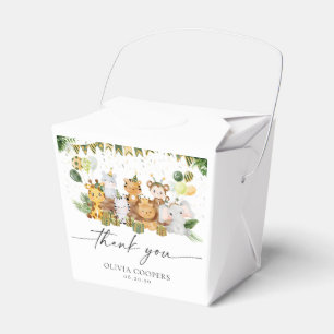 Safari Animals Baby Showbox Geschenkschachtel