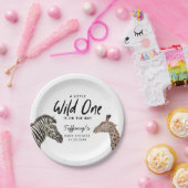 Safari Animals Baby Shower Gender Neutral Pappteller (Party)