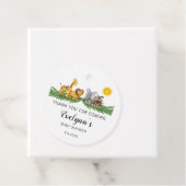 Safari Animals Baby Shower  Geschenkanhänger (Beispiel)