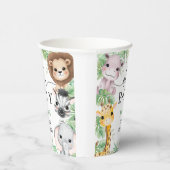 Safari Animals Baby Shower Oh Boy Jungle Pappbecher (Rechts)