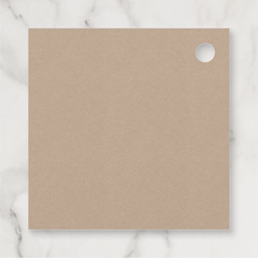 Safari Animals Baby Shower - Tag Geschenkanhänger (Rückseite)