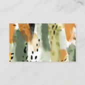 Safari Animals Boho Diaper Raffles Tickets Begleitkarte (Rückseite)