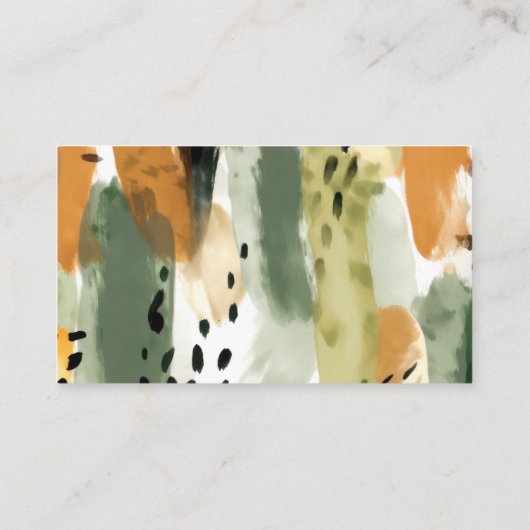 Safari Animals Boho Diaper Raffles Tickets Begleitkarte (Rückseite)