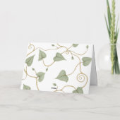 Safari Animals Calligraphy Baby Dusche Vielen Dank Dankeskarte (Rückseite)