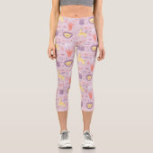 Safari Animals Capri Leggings (Vorderseite)