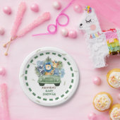 Safari Animals Car Boy Baby Dusche Pappteller (Party)