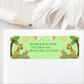 Safari Animals Cheetah Print Baby Dusche (Insitu)