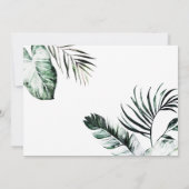 Safari Animals Drive by Baby Shower Greenerity Gol Einladung (Rückseite)