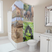 Safari Animals Duschvorhang (Beispiel)
