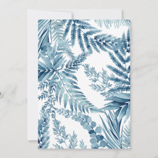 Safari Animals Einladung (Rückseite)