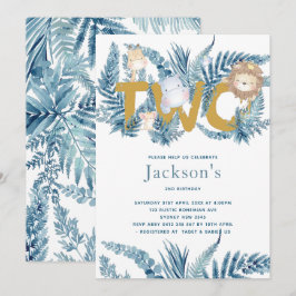 Safari Animals Einladung