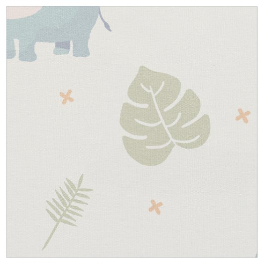 Safari Animals Fabric Stoff (Nahaufnahme)