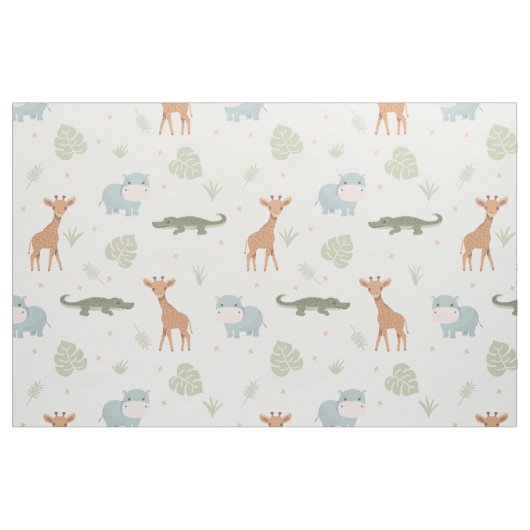 Safari Animals Fabric Stoff (Fat Quarter (45,7 x 55,9 cm))