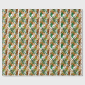 Safari Animals' Fur Print Patterns Wildlife Jungle Geschenkpapier (Flach)