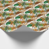 Safari Animals' Fur Print Patterns Wildlife Jungle Geschenkpapier (Ecke)