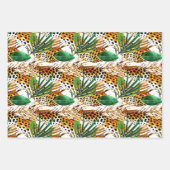 Safari Animals' Fur Print Patterns Wildlife Jungle Geschenkpapier Set (Vorderseite 3)