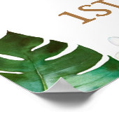 Safari Animals Geburtstag Begrüßungszeichen Poster (Ecke)