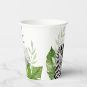 Safari Animals Geburtstag Pappbecher (Rechts)