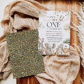 Safari Animals Gender Neutral Baby Shower Einladung