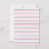 Safari Animals Girl Baby Dusche Danke Karten (Rückseite)