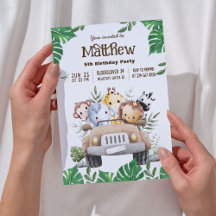 Safari Animals | Jungle Animal Birthday Party