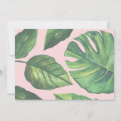 Safari Animals Jungle Animals Taufe Einladung (Rückseite)