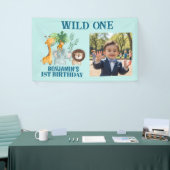 Safari Animals Jungle Wild One Photo Banner (Messeveranstaltung)