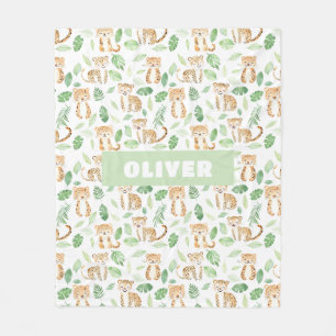 Safari Animals Jungle Zimmer Dekoration Kinderzimm Fleecedecke