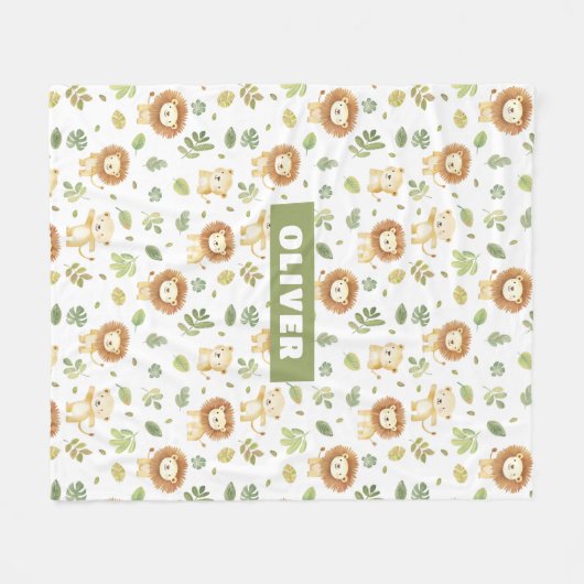 Safari Animals Jungle Zimmer Dekoration Kinderzimm Fleecedecke (Vorderseite (Horizontal))