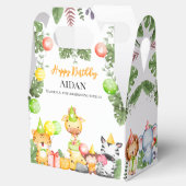 Safari Animals Kids Party Geschenkschachtel (Geöffnet)