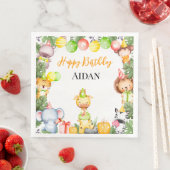 Safari Animals Kids Party Serviette (Beispiel)