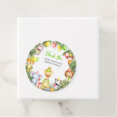 Safari Animals Kids Party Vielen Dank Geschenkanhänger (Beispiel)