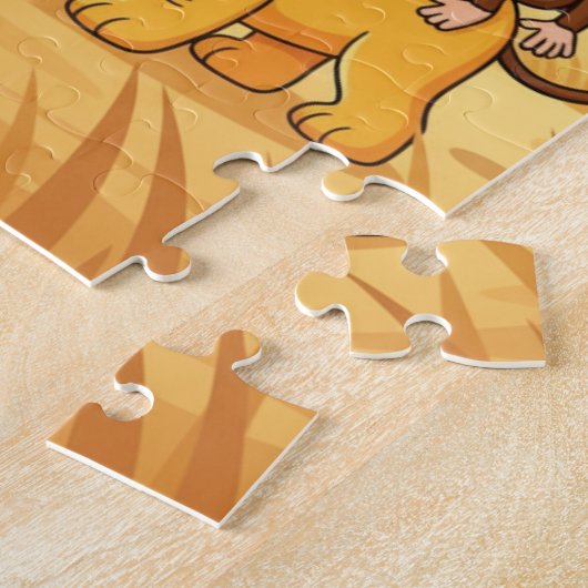 Safari Animals Kids Puzzle | Elephant Giraffe Lion (Seite)