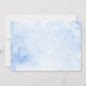 Safari Animals Kinderdusche von Mail Greenery Gold Einladung (Rückseite)