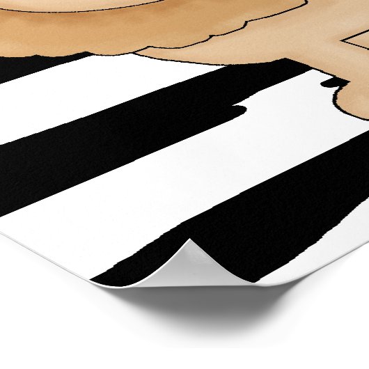 Safari Animals Kinderzimmer Poster (Ecke)