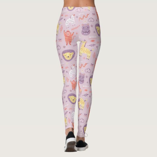 Safari Animals Leggings (Rückseite)