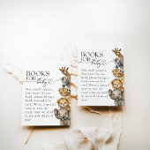 Safari Animals Moderne Babydusche Begleitkarte