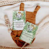 Safari Animals Niedlich Bow Baby Showbücher Begleitkarte