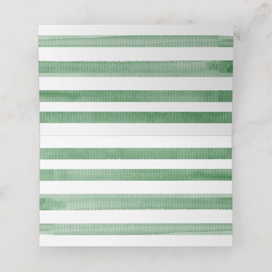 Safari Animals Oh Baby Greenery Jungle Baby Dusche Platzkarte (Innenseite Aufgefaltet)