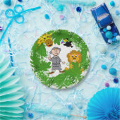 Safari Animals Paper Plate Pappteller (Party)