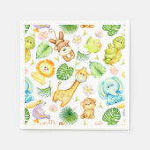 Safari Animals Paper Serviette (Vorderseite)
