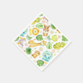 Safari Animals Paper Serviette (Ecke)