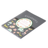 Safari Animals Pattern Baby Showbook Notizblock (Linke Seite)